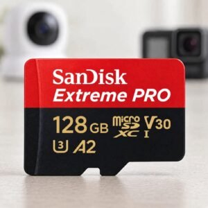 SanDisk Extreme PRO 128 GB microSDXC U3 V30 A2 con adaptador SD