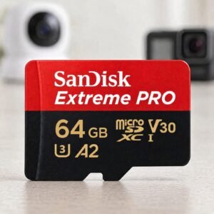 SanDisk Extreme PRO 64 GB microSDXC U3 V30 A2 con adaptador SD
